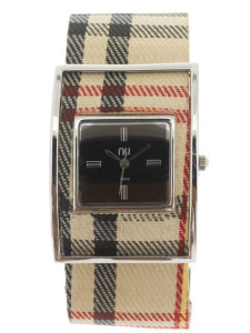 Classic & silver checkered watch - Times Square